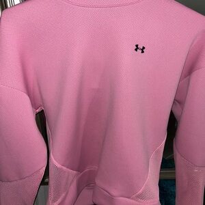 Under Armour Women's Light Pink Crew Neck Sweater